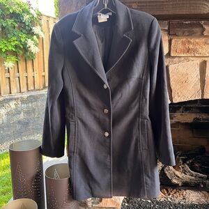 Cabi #384 Military Style Peacoat Blue/Gray